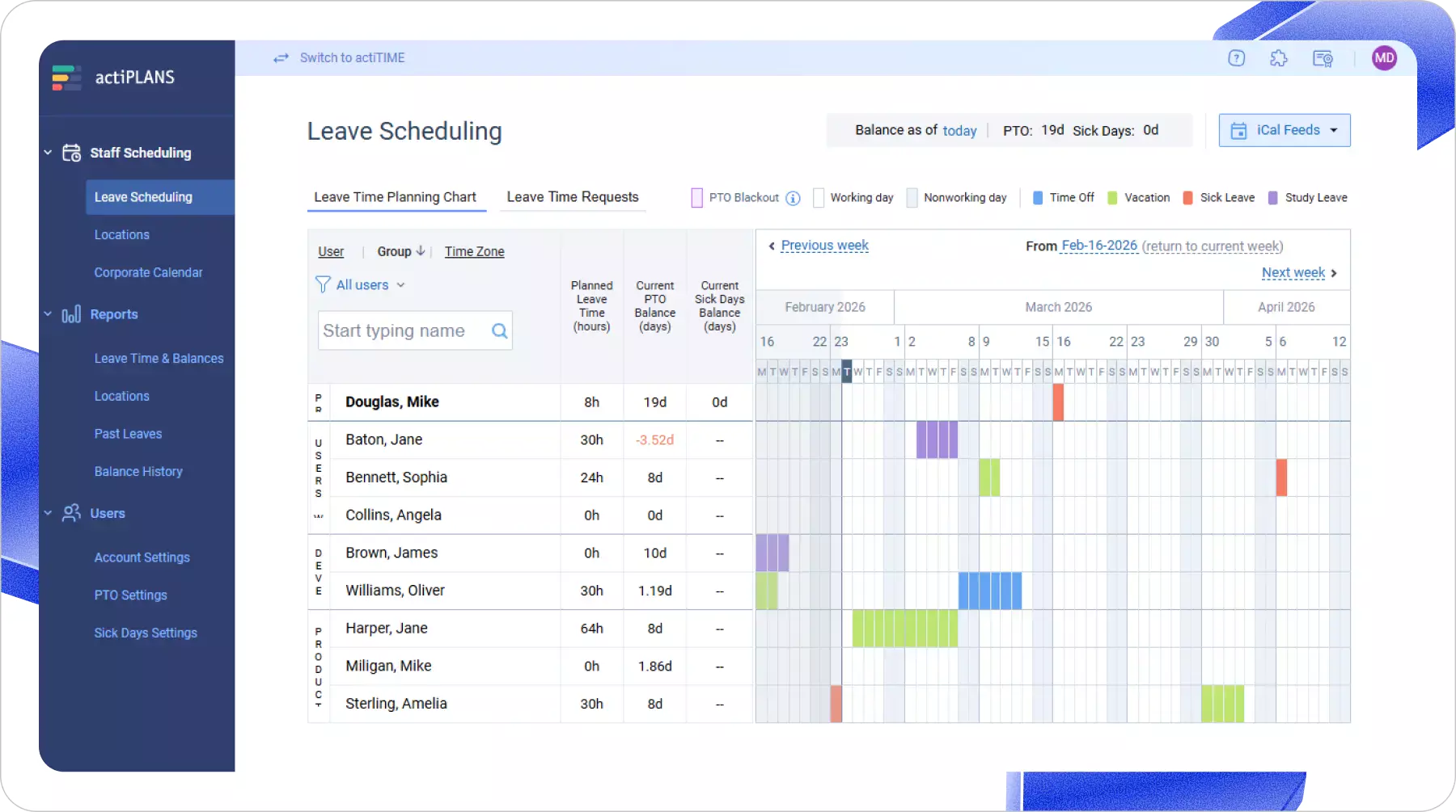 application interface